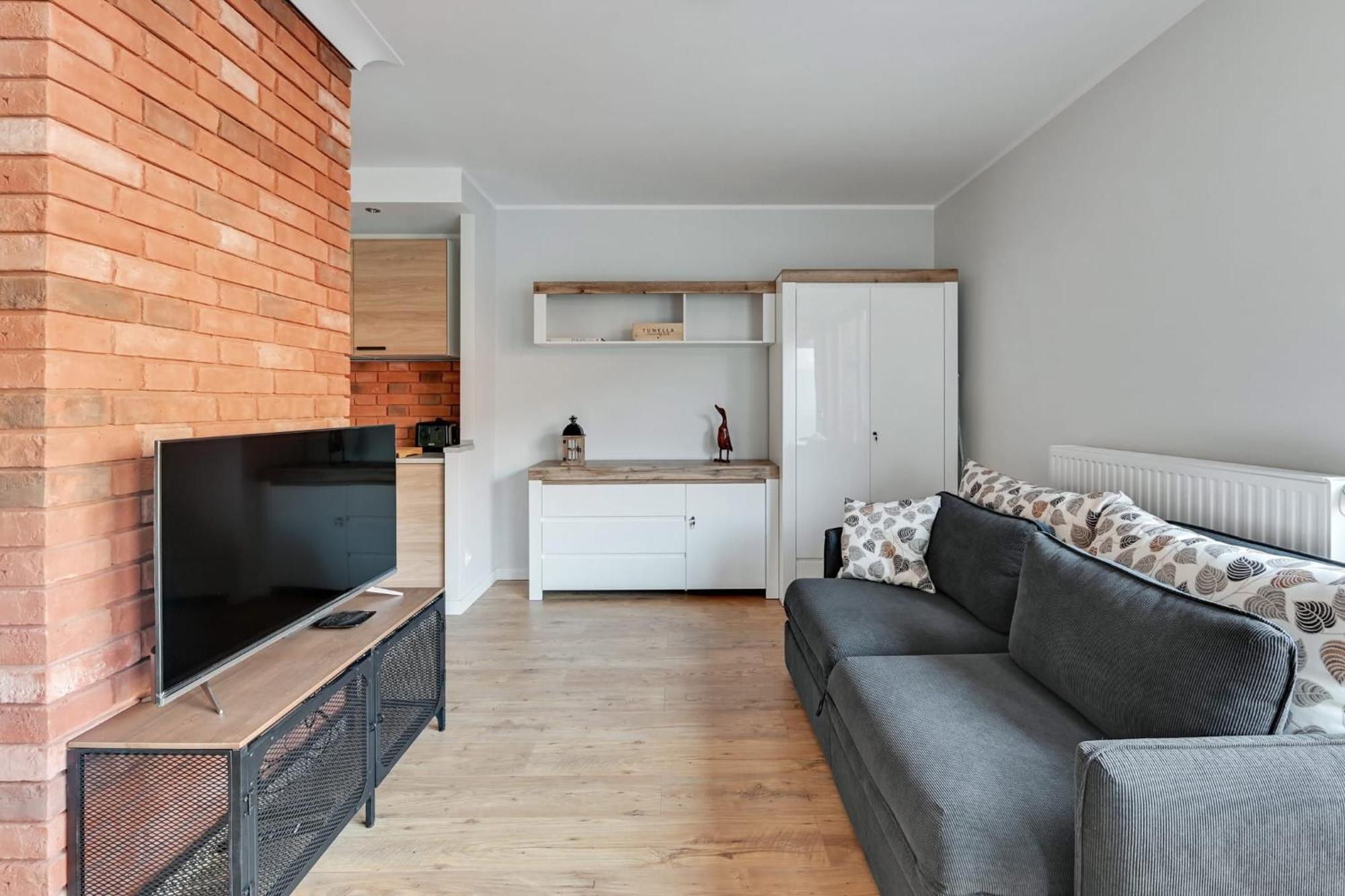 Riverside Nadmotlawie Apartments Gym & Sauna グダニスク エクステリア 写真